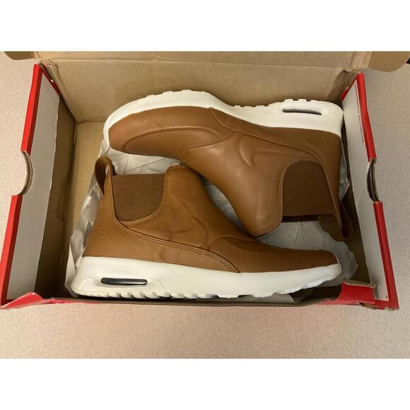 New! Womens Nike Air Max Thea Mid Ale Brown/Sail Sneaker Boots. Size 8. Nice! - Picture 4 of 10